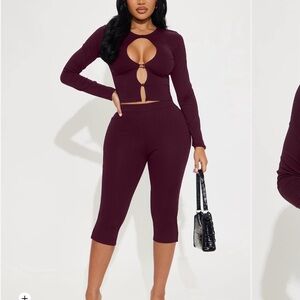 Burgundy Women's Set